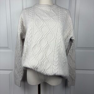 Aelfric Eden Cable Knit Sweater - White